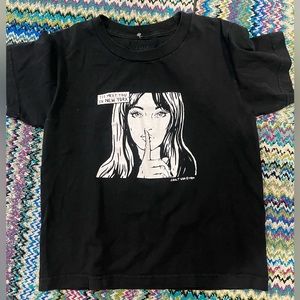 Brandy Melville graphic baby tee